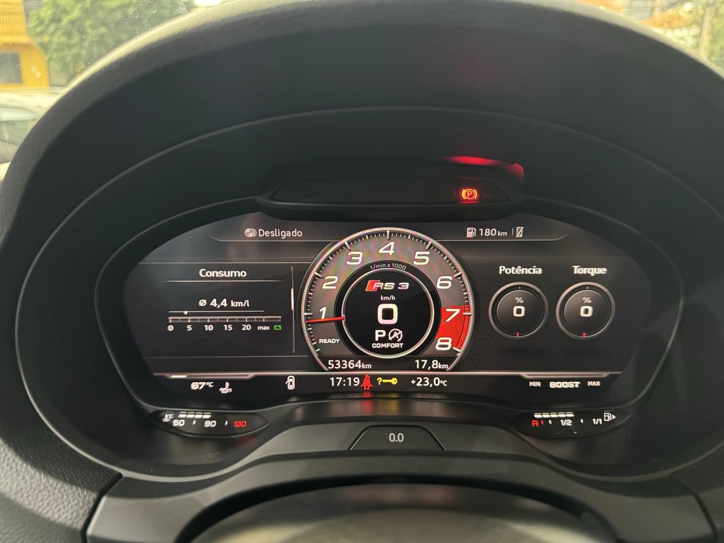 AUDI RS3 2.5 TFSI GASOLINA SPORTBACK QUATTRO S-TRONIC 2017/2018 à venda na GBC Car - foto 18 de 20